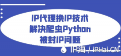 IP代理换IP技术解决爬虫Python被封IP问题