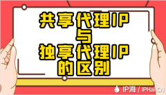 共享代理IP与独享代理IP的区别