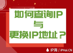 如何查询IP与更换IP地址？