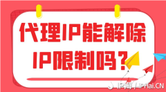 代理IP能解除IP限制吗？