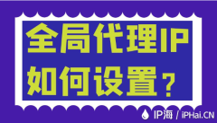 全局代理IP如何设置？