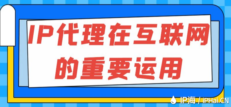 IP代理在互联网的重要运用