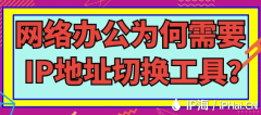 网络办公为何需要IP地址切换工具？